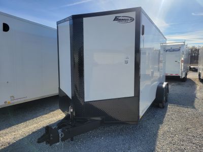Used 2026 Formula Trailers 7x16 Conquest Flat Top Sloped V-Nose 7K Cargo / Enclosed Trailer