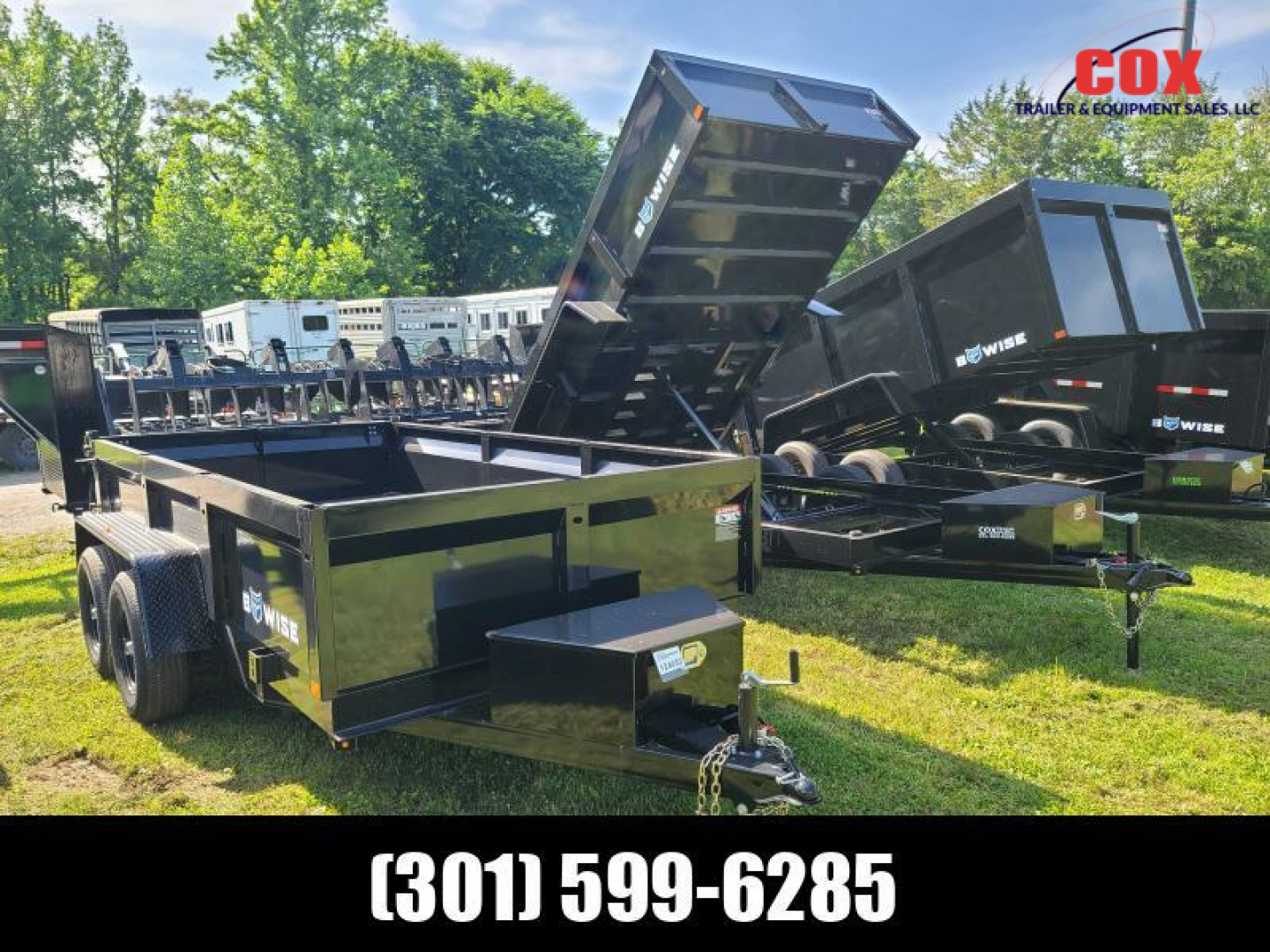 New 2024 BWISE 12 dump non cdl  Dump Trailer