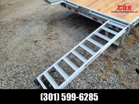 New 2025 BWISE Equipment trailer Galvanized Deck Over Deckover Trailer