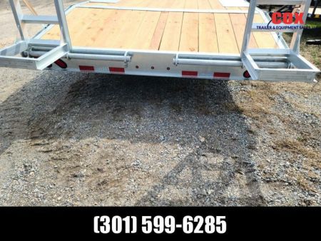 New 2025 BWISE Equipment trailer Galvanized Deck Over Deckover Trailer
