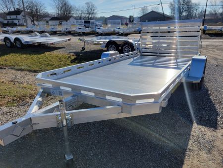 New 2026 Aluma 7814 Single Axle Straight Tailgate Utility Trailer