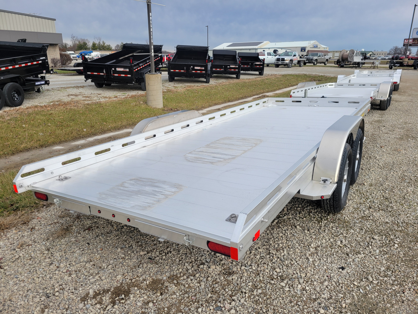 New 2027 Aluma 8018 Tandem Axle Electric Brakes Utility Trailer