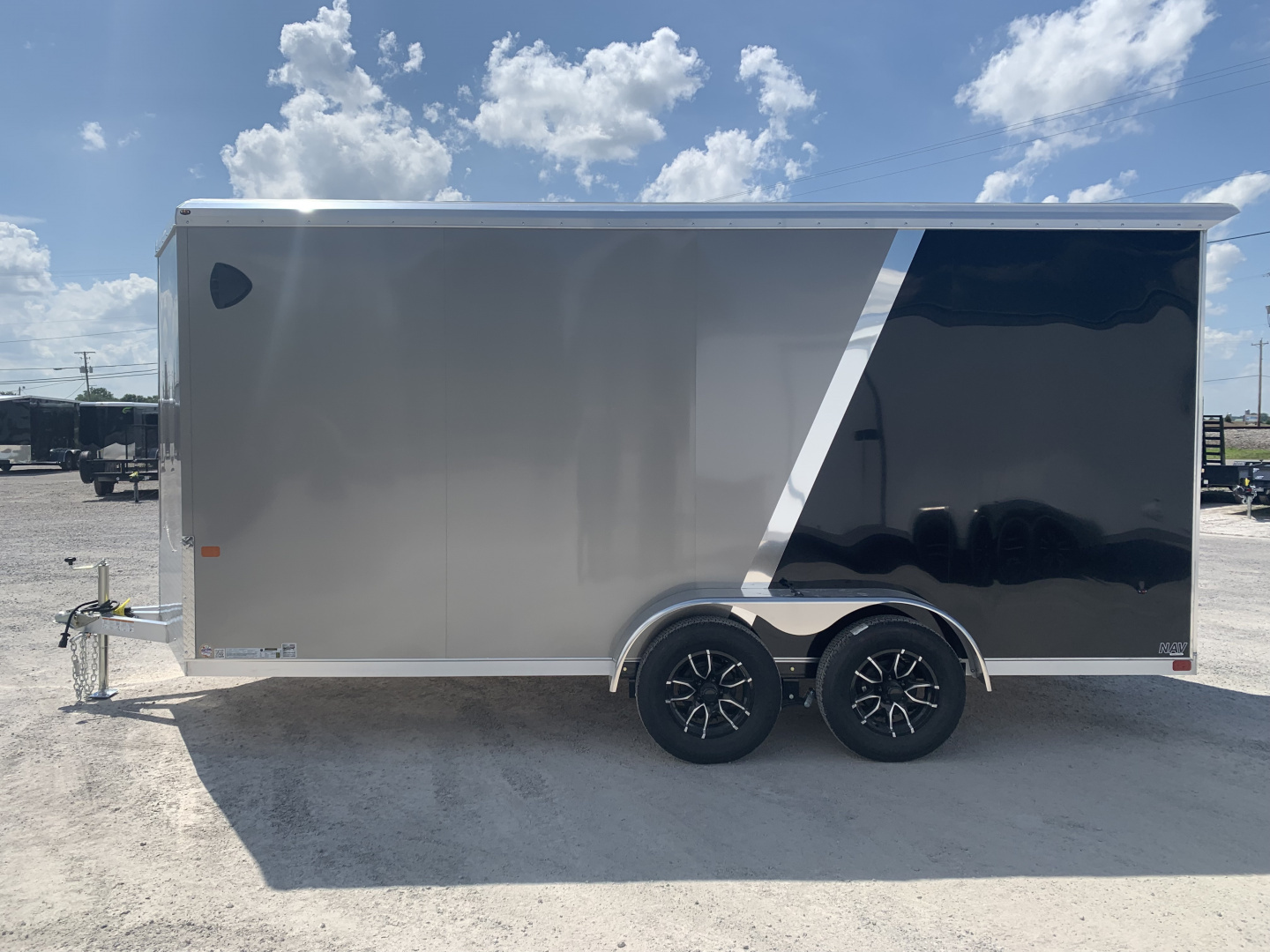 New 2026 NEO TRAILERS NAV167TR (7' X 16') 7K V-Nose Cargo / Enclosed Trailer