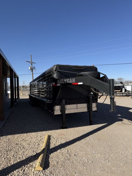 New 2026 Galyean 36X6"8 CANVAS TOP Stock / Stock Combo Trailer
