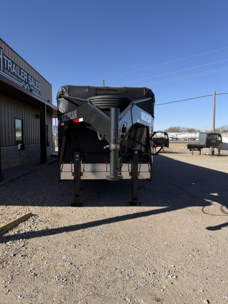 New 2026 Galyean 36X6"8 CANVAS TOP Stock / Stock Combo Trailer