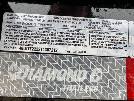 New 2026 Diamond C Trailers 22' HDT Tilt Trailer