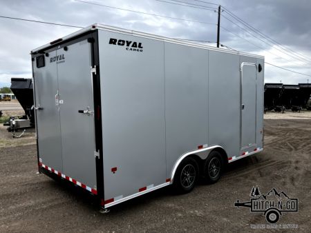 New 2024 Southland Royal 8X20 V-Nose Snowmobile Trailer