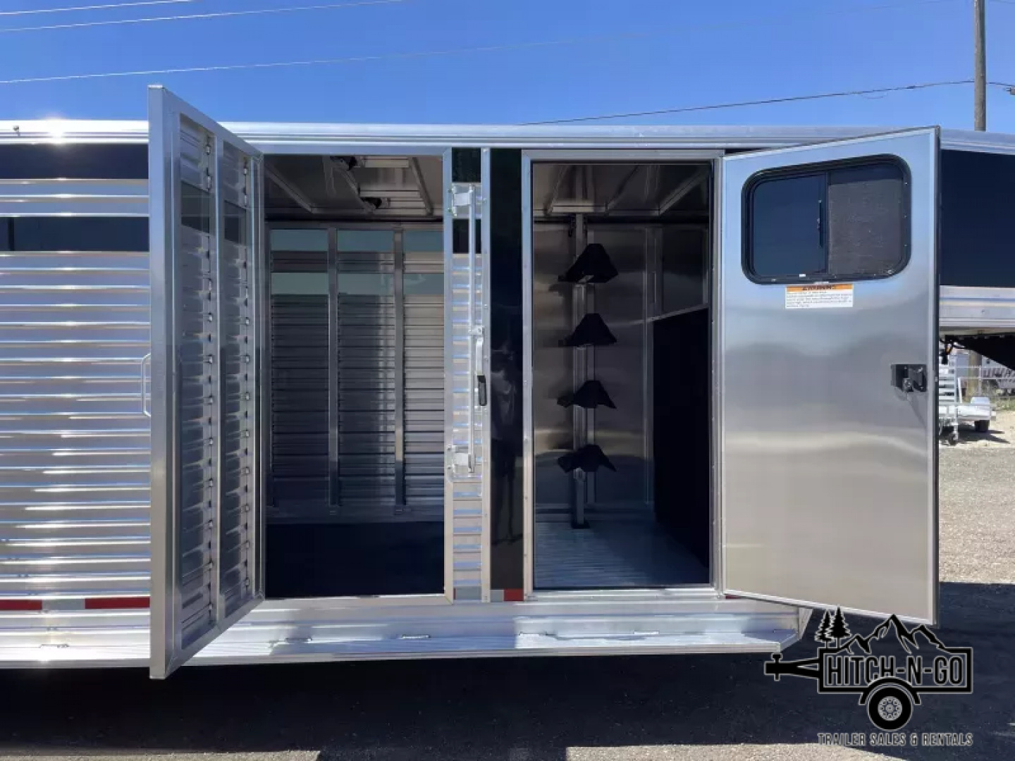New 2025 Frontier 7x24 14k Aluminum Gooseneck Stock Combo Trailer