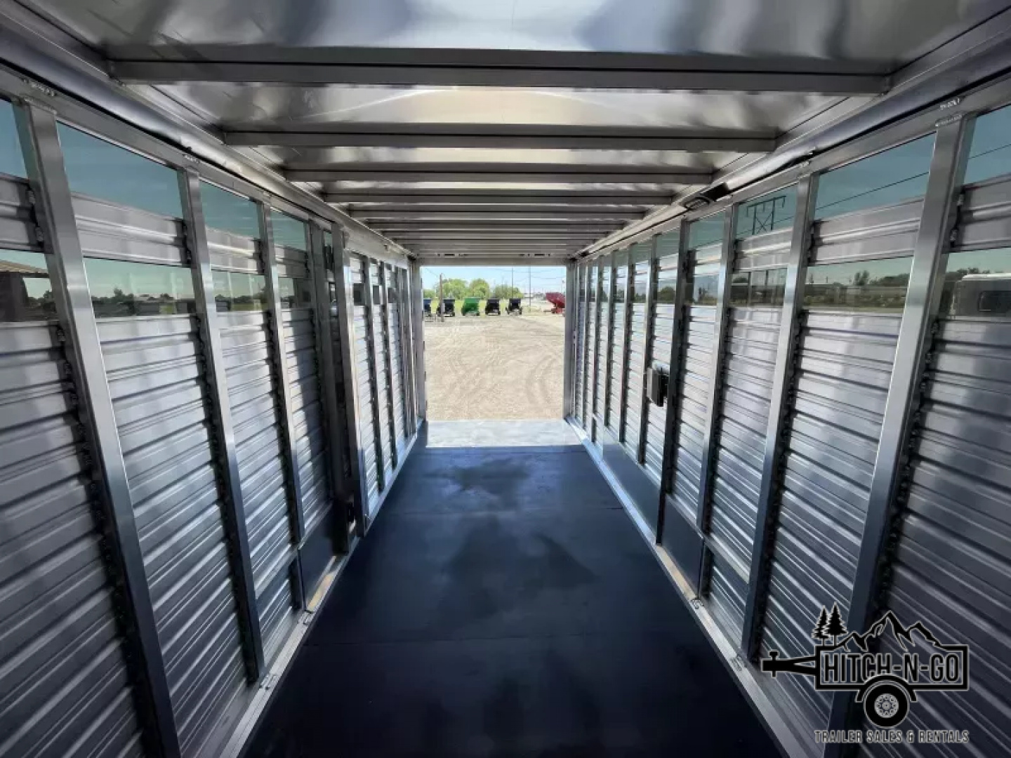 New 2025 Frontier 7x24 14k Aluminum Gooseneck Stock Combo Trailer