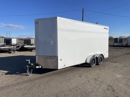 New 2026 Southland Royal 7x16+2 V-Nose 7k Cargo Trailer with Rear Barn Doors