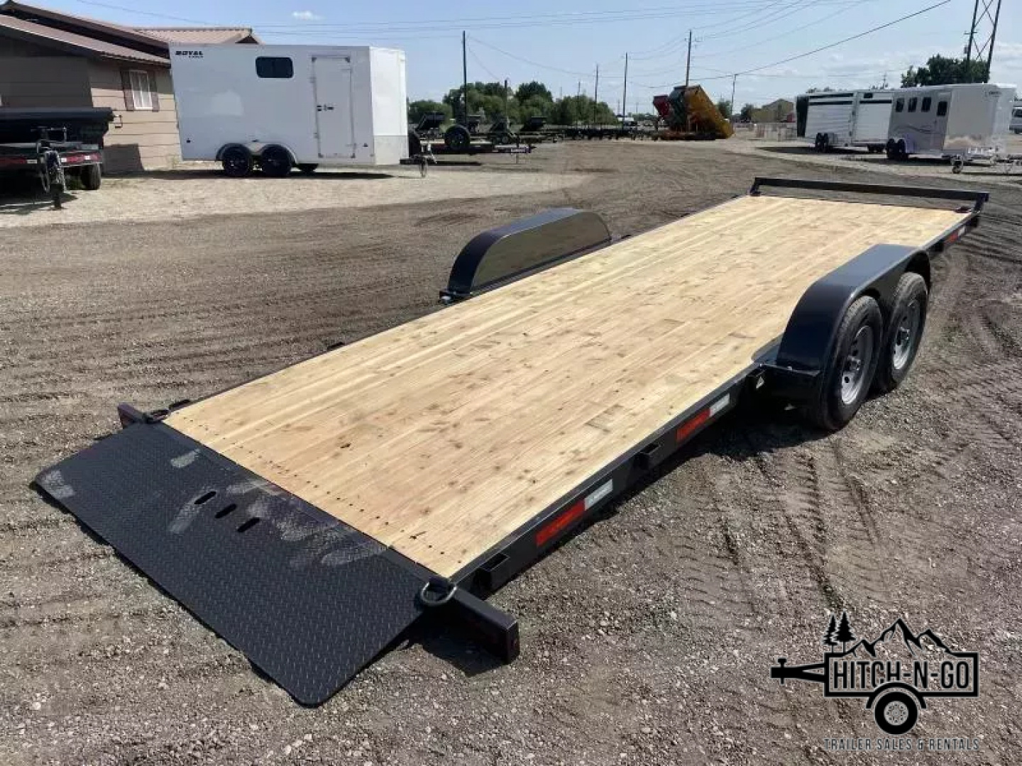 New 2026 Summit Cascade 7x20 10k Full Tilt Deck Trailer with Removable Fenders