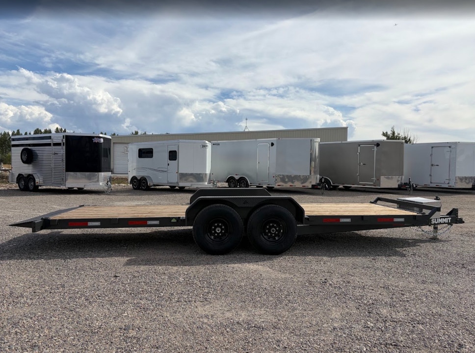 New 2026 2025 Summit Cascade 7x20 14k Full Tilt Deck Equipment Trailer