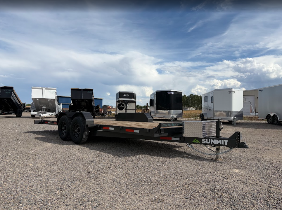 New 2026 2025 Summit Cascade 7x20 14k Full Tilt Deck Equipment Trailer