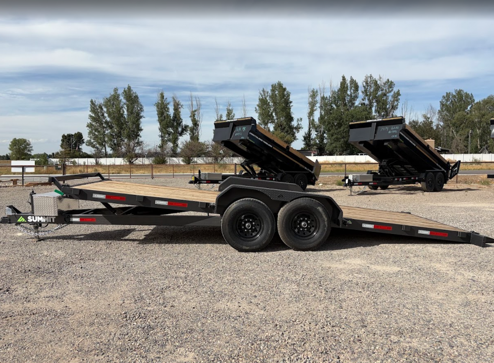New 2026 2025 Summit Cascade 7x20 14k Full Tilt Deck Equipment Trailer