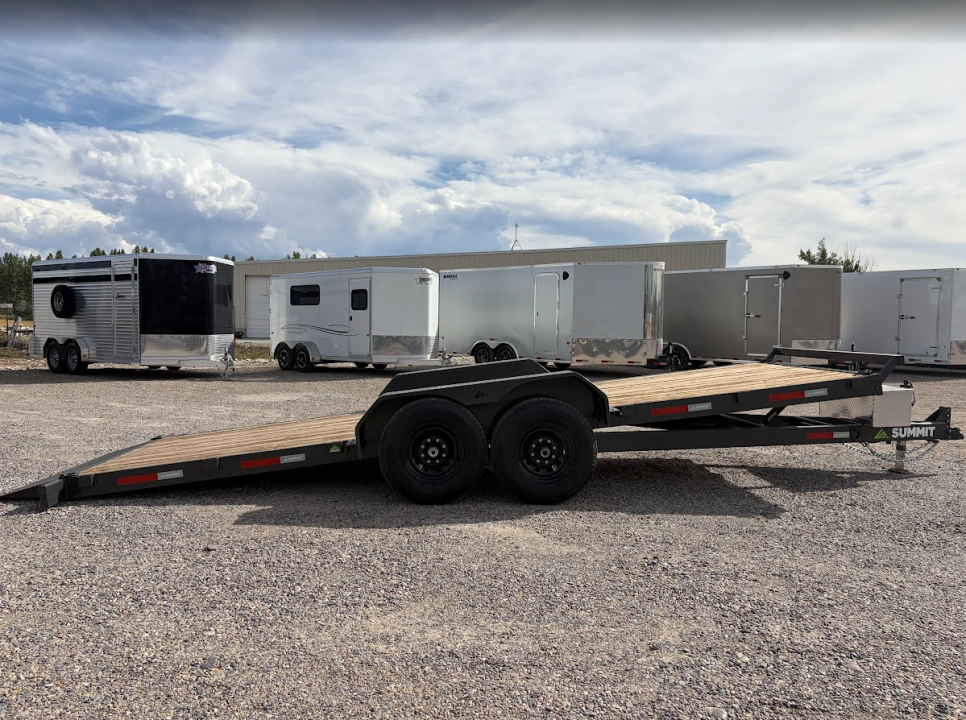 New 2026 2025 Summit Cascade 7x20 14k Full Tilt Deck Equipment Trailer