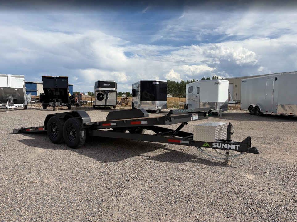 New 2026 2025 Summit Cascade 7x20 14k Full Tilt Deck Equipment Trailer