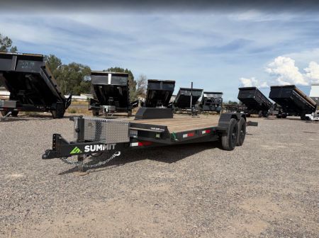 New 2026 2025 Summit Cascade 7x20 14k Full Tilt Deck Equipment Trailer