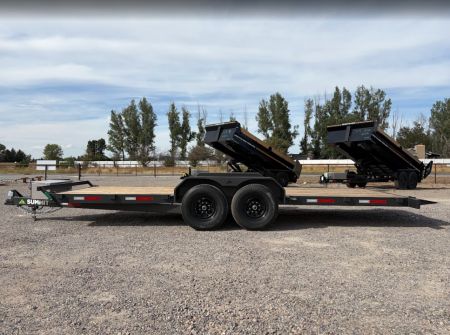 New 2026 2025 Summit Cascade 7x20 14k Full Tilt Deck Equipment Trailer