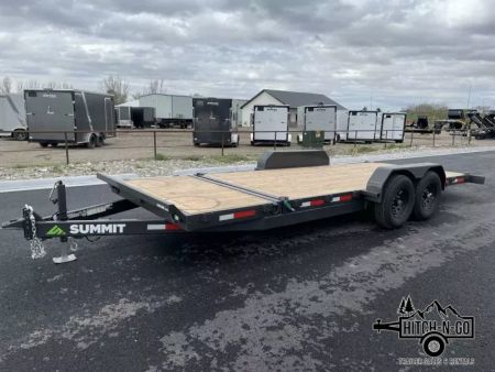 New 2026 Summit Cascade 7x20 16/4 14k Split Deck Tilt Equipment Trailer