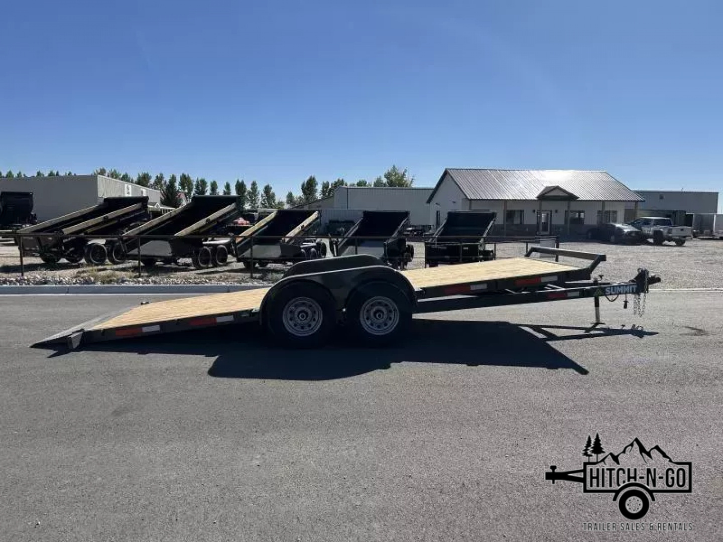 New 2025 Summit Cascade 7x18 10k Full Tilt Deck Trailer