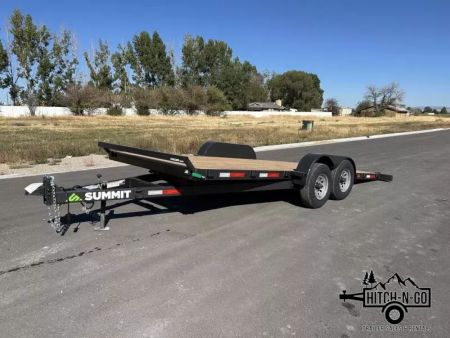 New 2025 Summit Cascade 7x18 10k Full Tilt Deck Trailer