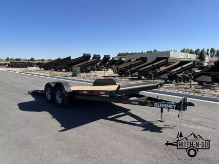 New 2025 Summit Cascade 7x18 10k Full Tilt Deck Trailer