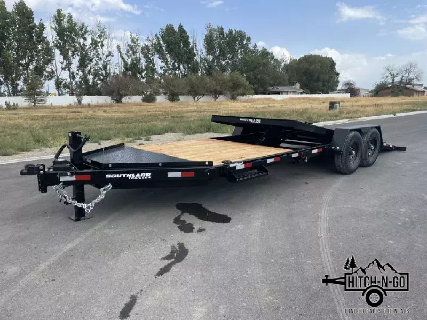 New 2026 Southland 7x22 16/6 14k Split Deck Tilt Equipment Trailer