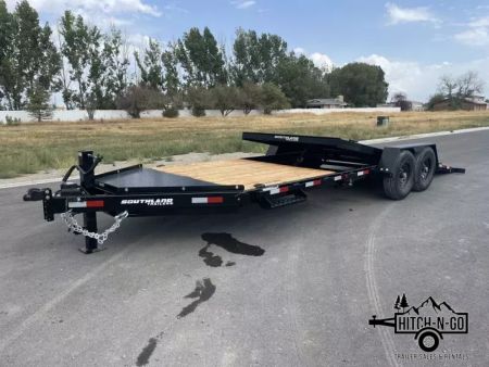 New 2026 Southland 7x22 16/6 14k Split Deck Tilt Equipment Trailer
