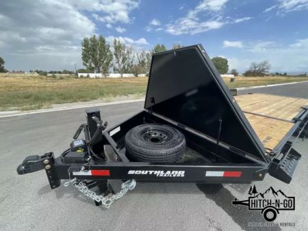 New 2026 Southland 7x22 16/6 14k Split Deck Tilt Equipment Trailer