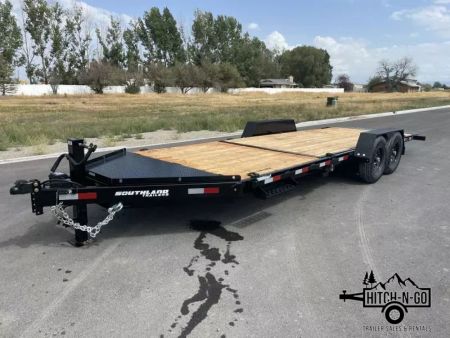 New 2026 Southland 7x22 16/6 14k Split Deck Tilt Equipment Trailer