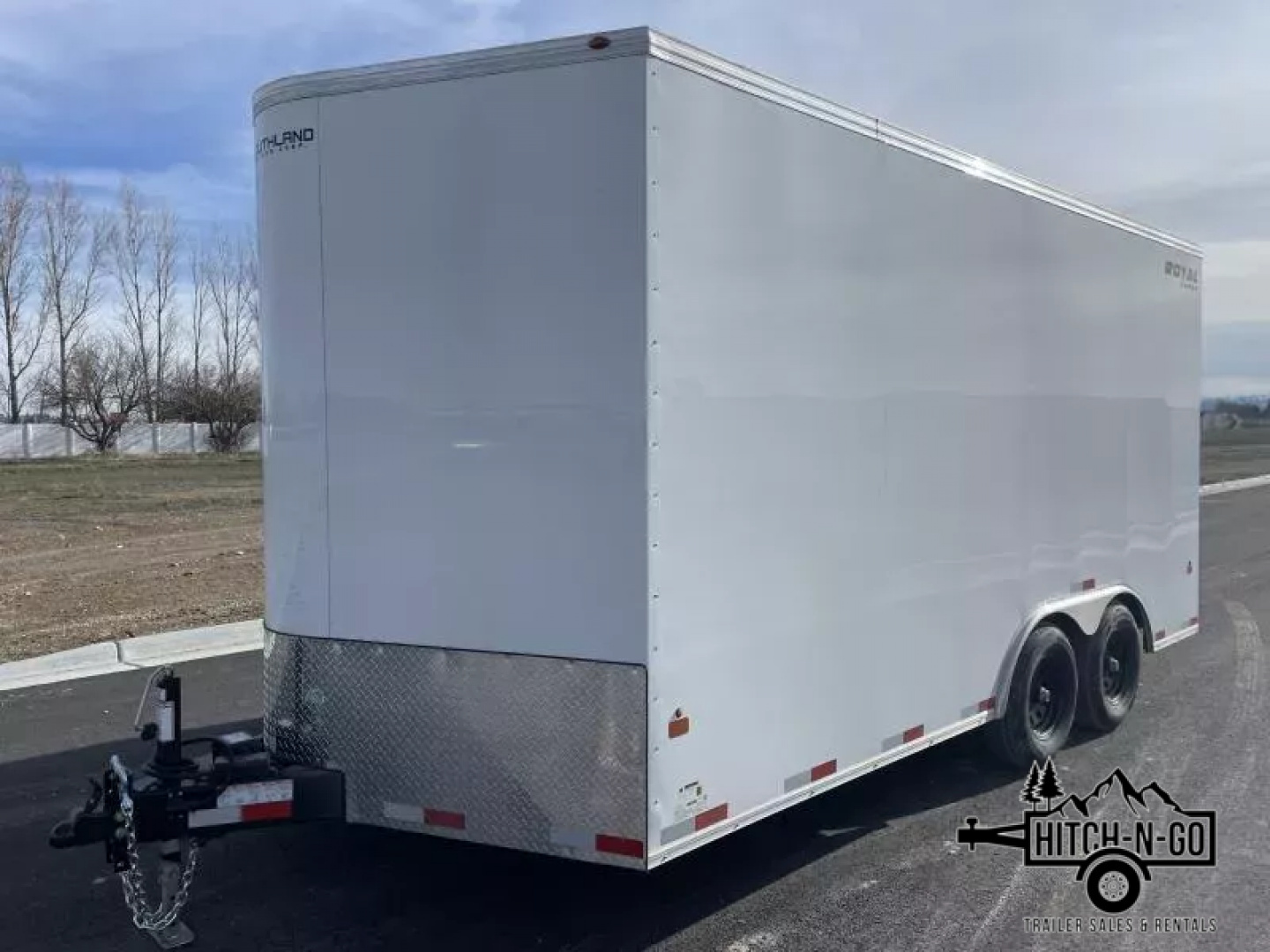 New 2026 Southland Royal 8x20+2 V-Nose Auto Carrier Cargo Trailer