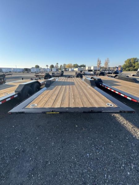 New 2024 H&H Trailers 82x22 Electric Tilt Speed Loader Car Hauler Trailer 14K Car Hauler
