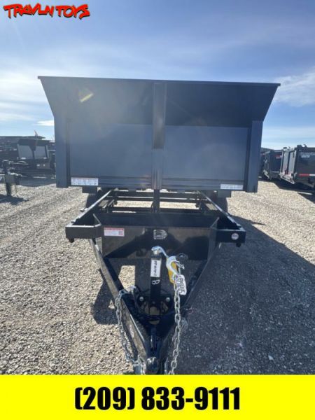 New 2025 Sure-Trac 6 x 12 SD Low Profile Dump Trailer  10K Single Ram