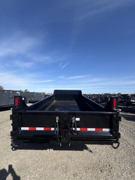 New 2025 Sure-Trac 6 x 12 SD Low Profile Dump Trailer  10K Single Ram