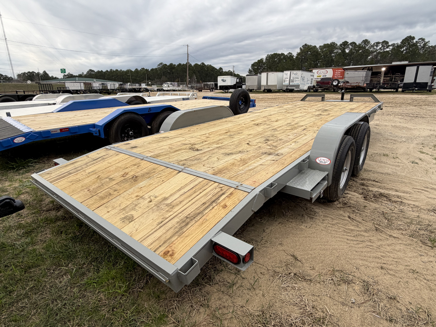 New 2027 Long Run Trailers 10K 7X22 Car Hauler W/ Slide-In Ramps