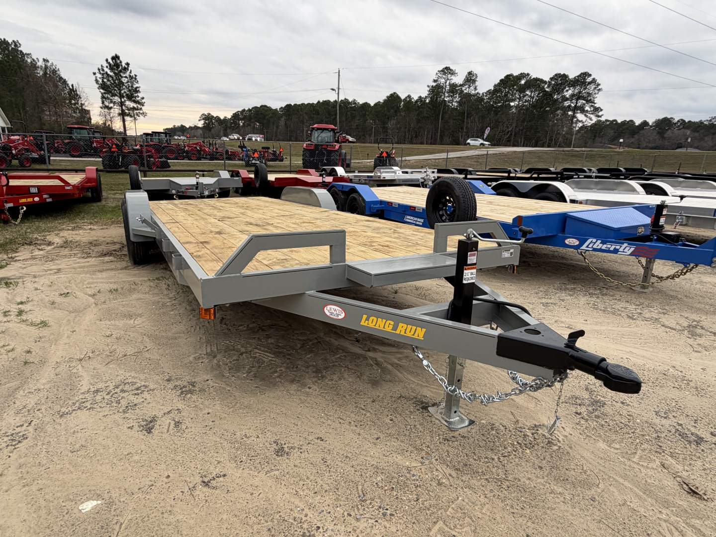 New 2027 Long Run Trailers 10K 7X22 Car Hauler W/ Slide-In Ramps