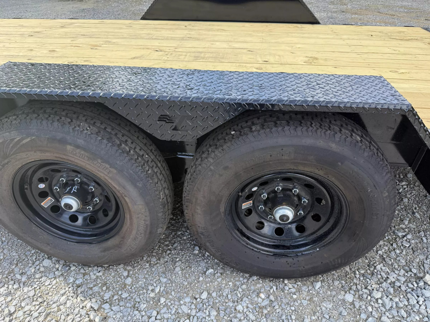 New 2026 Liberty Le Equipment Trailer stand up ramps
