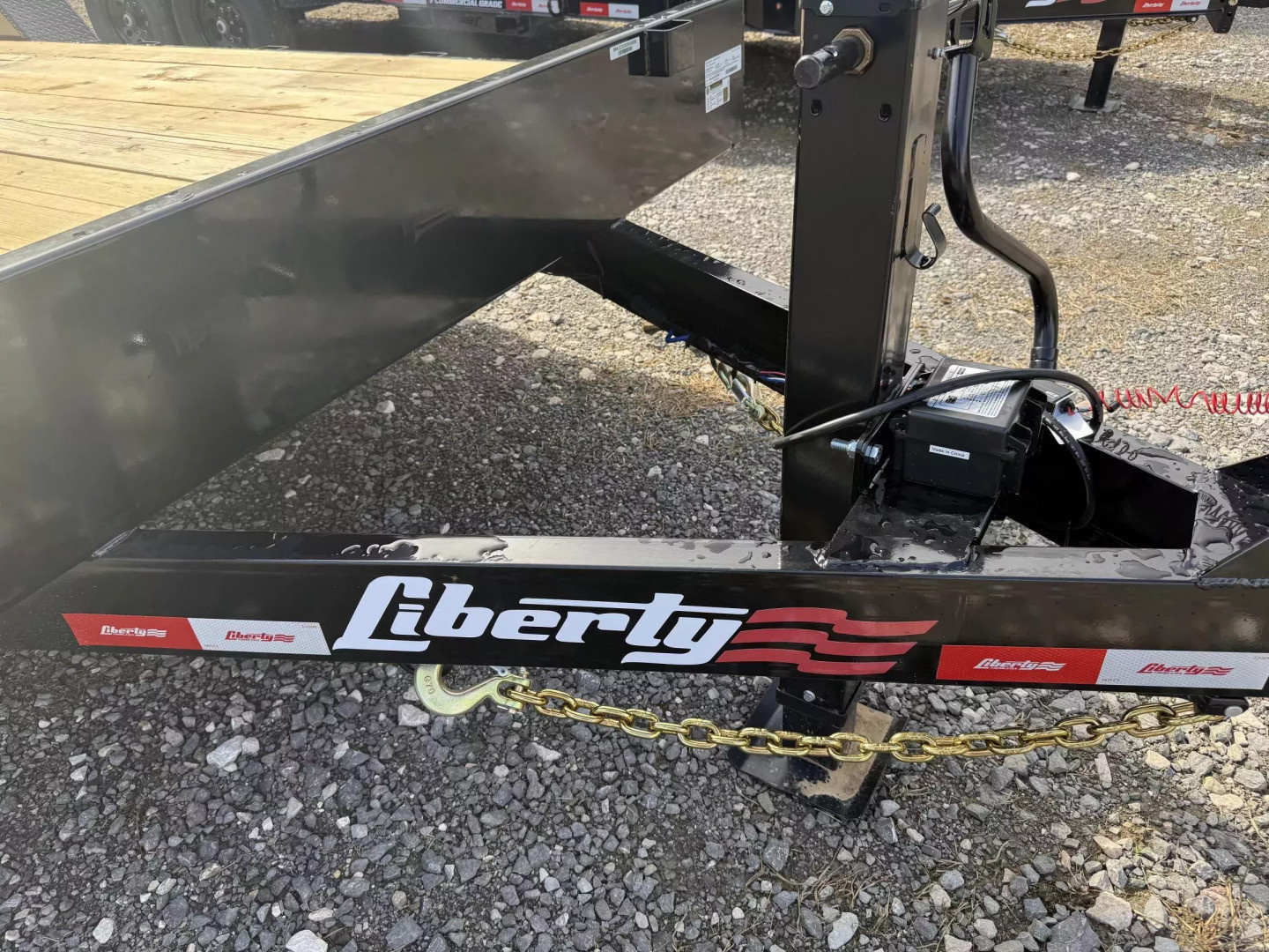 New 2026 Liberty Le Equipment Trailer stand up ramps