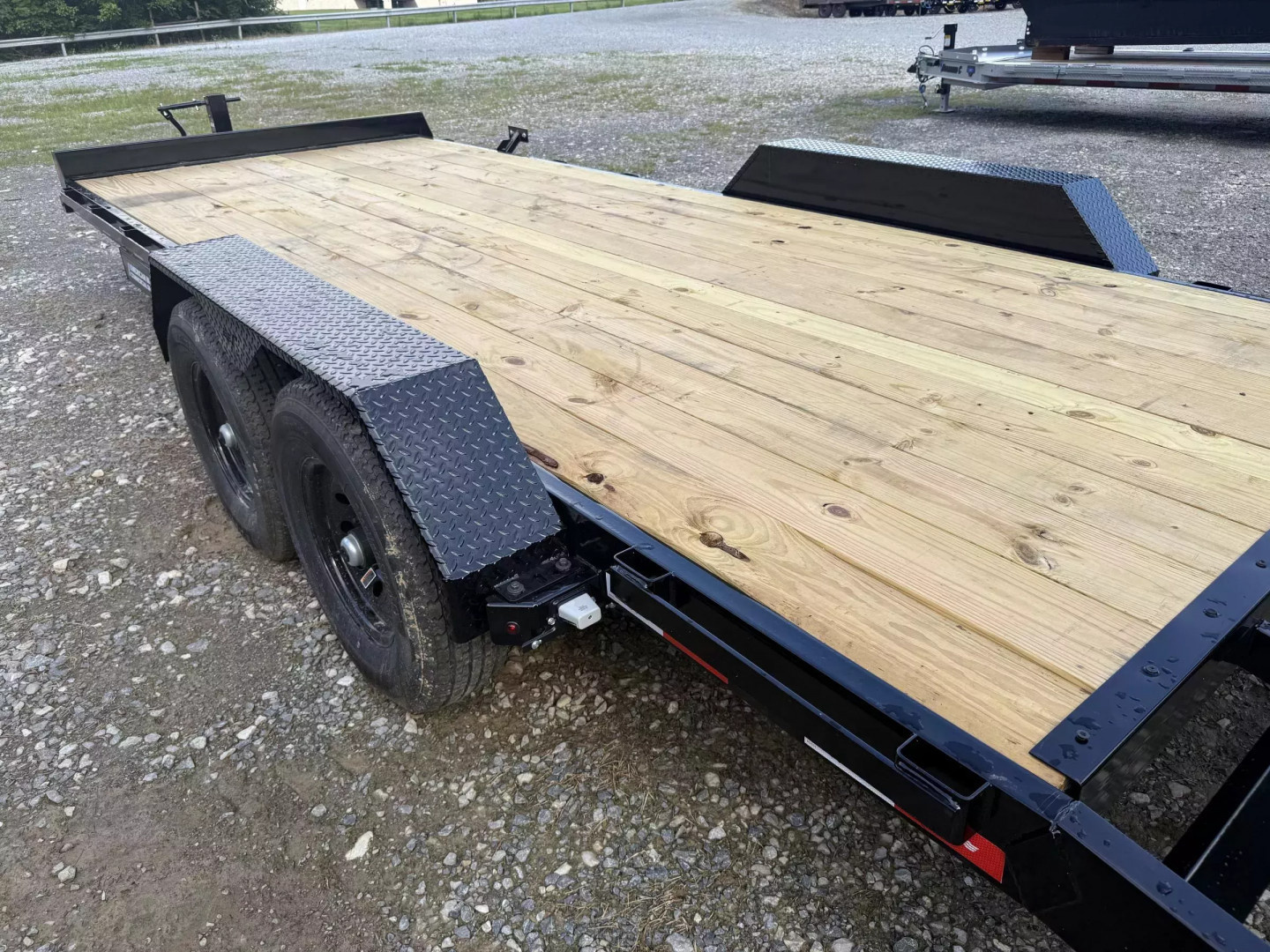 New 2026 Liberty Le Equipment Trailer stand up ramps