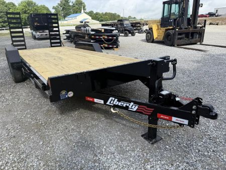 New 2026 Liberty Le Equipment Trailer stand up ramps