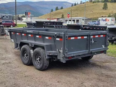 New 2026 Lamar 7x12 14k Low-Pro Dump Trailer