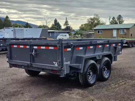 New 2026 Lamar 7x12 14k Low-Pro Dump Trailer
