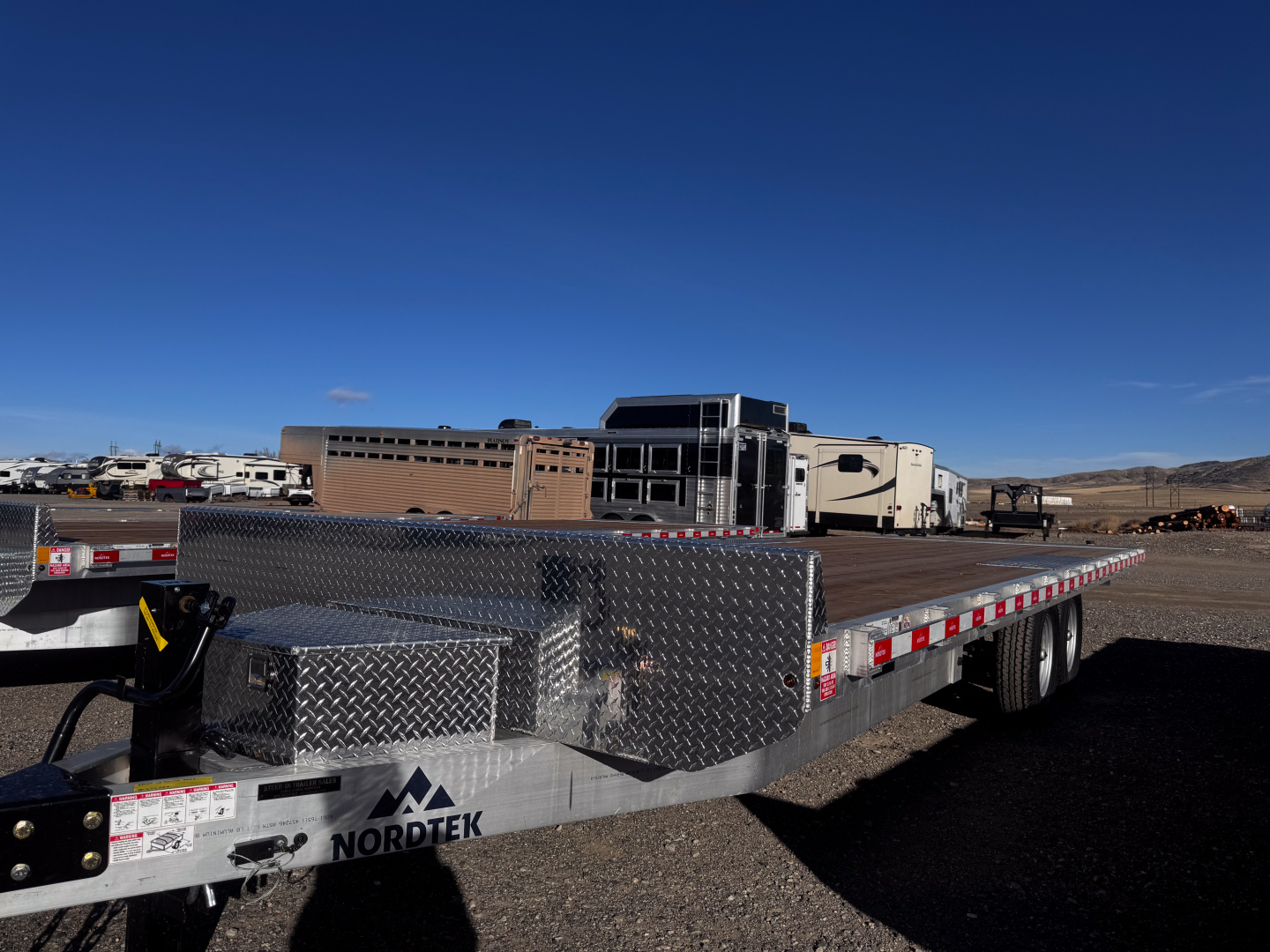 New 2026 Nordtek 24' Deckover Full Tilt Trailer