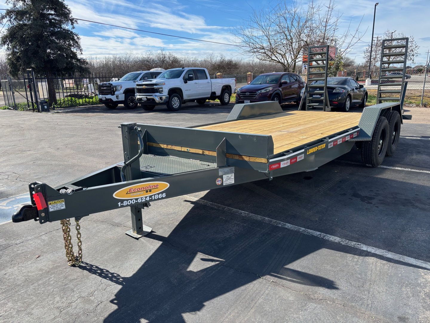 New 2026 Econoline Loader Toter Equipment Trailer 7'x18'x 16k