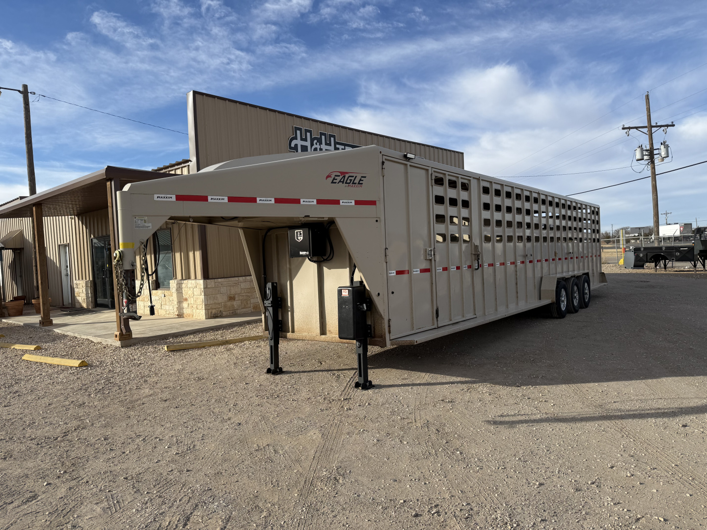Used 2021 Eagle X Trailers 36FTX6'6" Stock / Stock Combo Trailer