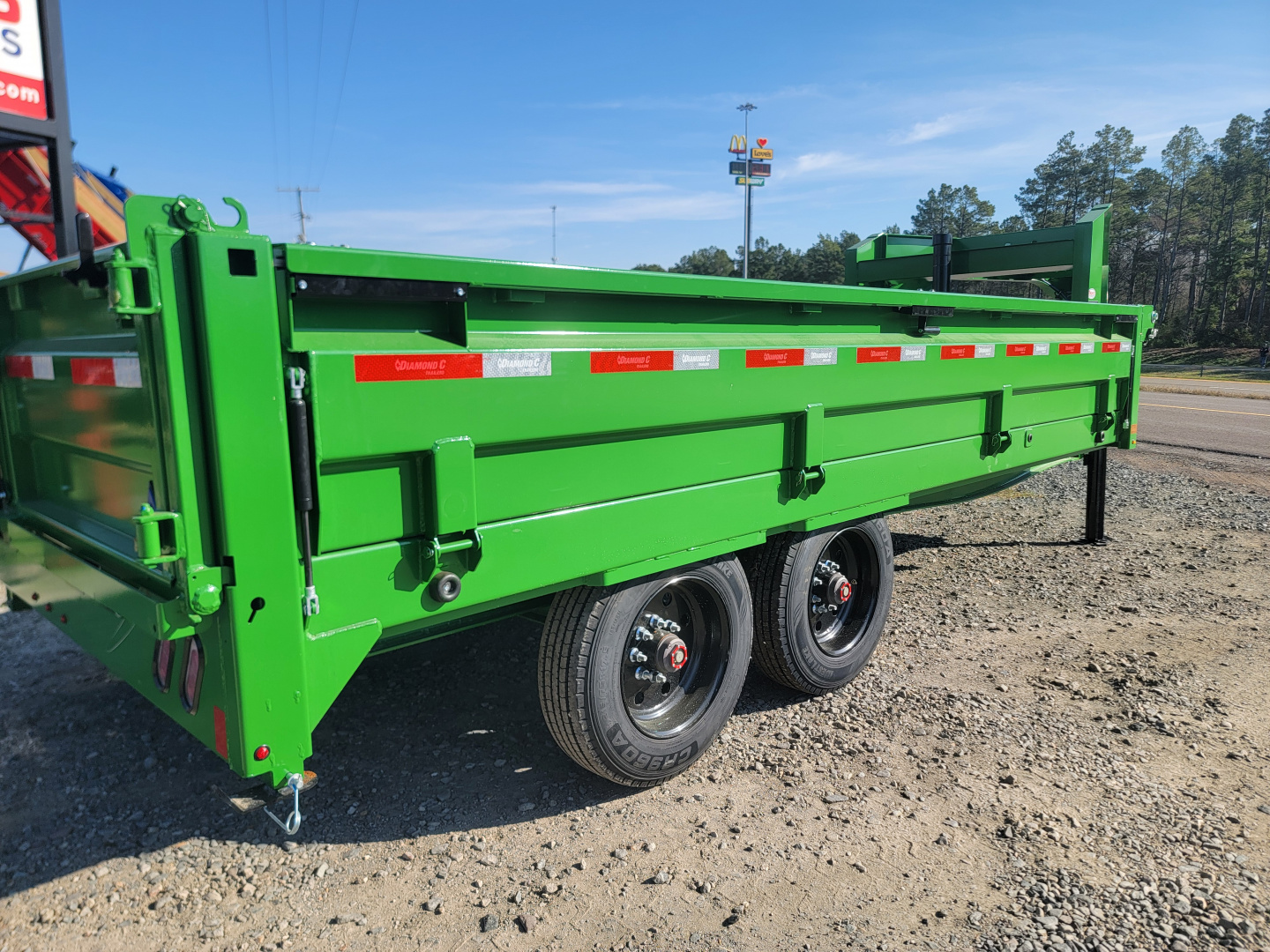 New 2026 Diamond C Trailers DOD210 Gooseneck 16'X96" Dump Trailer
