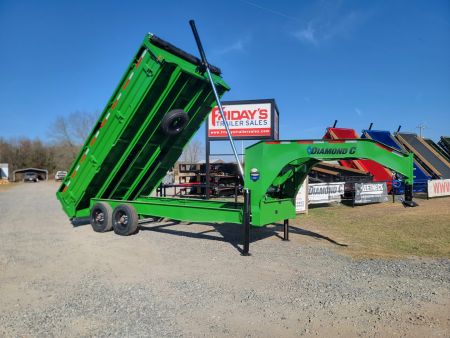 New 2026 Diamond C Trailers DOD210 Gooseneck 16'X96" Dump Trailer