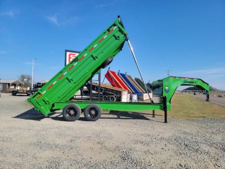 New 2026 Diamond C Trailers DOD210 Gooseneck 16'X96" Dump Trailer