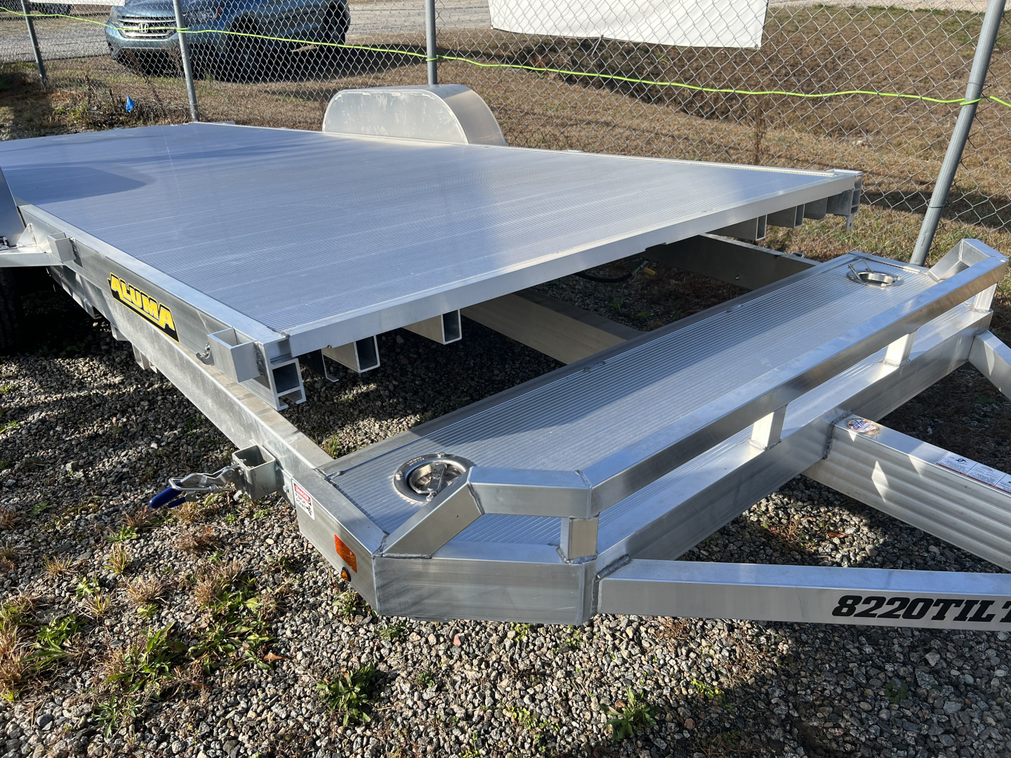 New 2026 Aluma 8220TILT-TA-EL-RTD Tilt Trailer