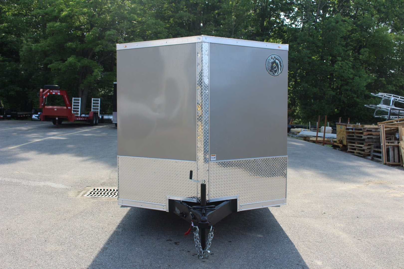 New 2026 Darkhorse Cargo DHW 7' x 16' Enclosed Trailer - Rear Ramp Door - 6' Interior Height - 7000# GVW